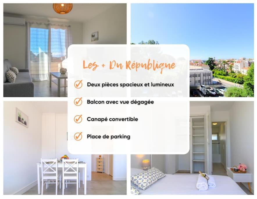 Appartamento Le Republique By Apirent #Balcon #Climatisation #Parking Cannes Esterno foto
